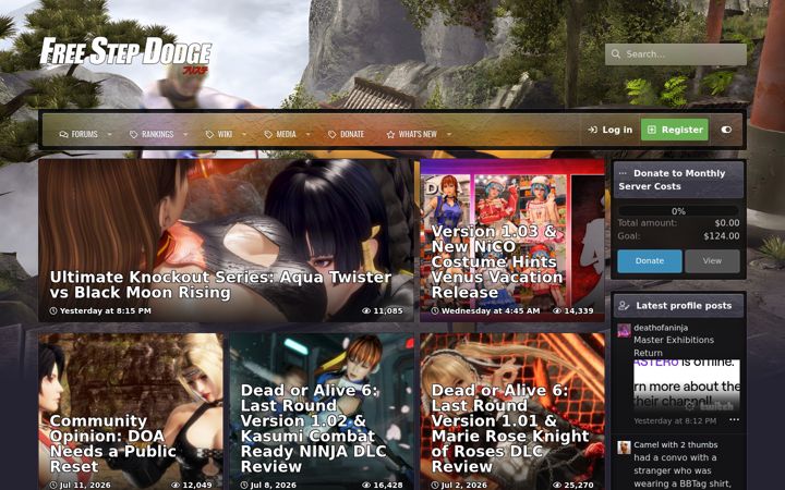 Screenshot of freestepdodge.com