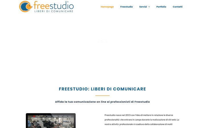 Screenshot of freestudio.it