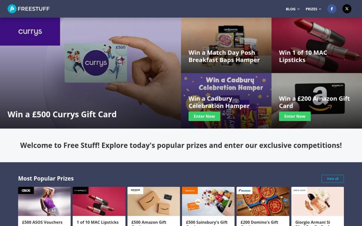 Screenshot of freestuff.eu
