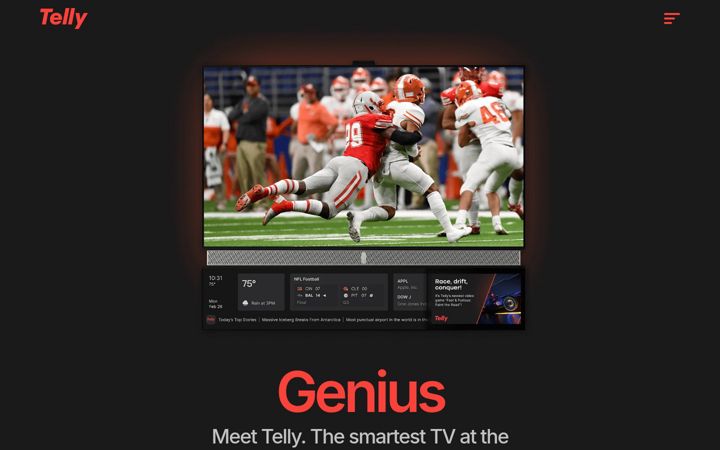 Screenshot of freetelly.com