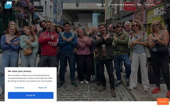 Screenshot of freetourdublin.com