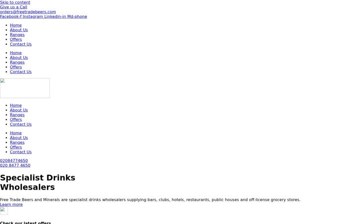 Screenshot of freetradebeers.com
