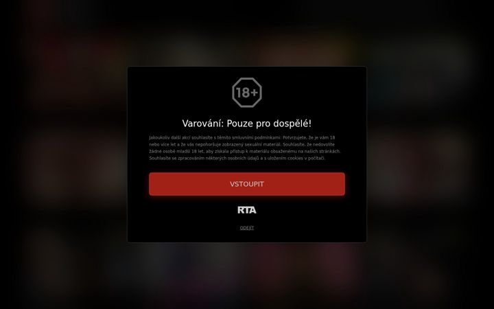 Kuvakaappaus sivustosta freevideo.cz