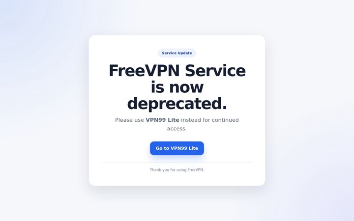 Screenshot of freevpn.win