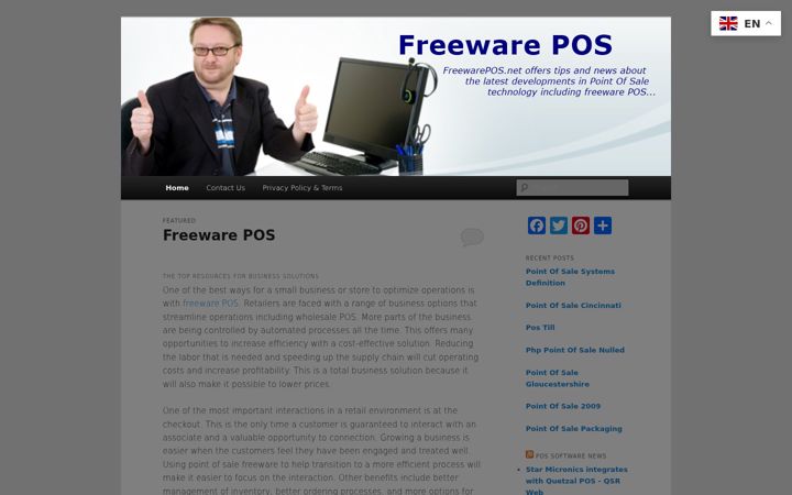 Capture d'écran de freewarepos.net