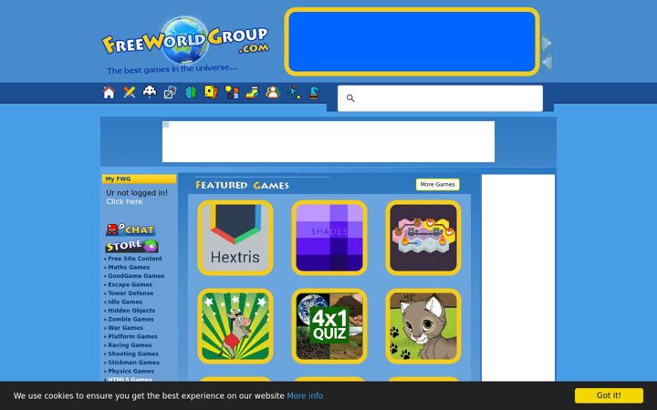 Screenshot of freeworldgroup.com