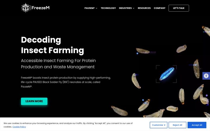 Screenshot of freezem.com