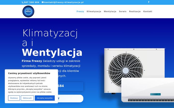 Screenshot of freezy-klimatyzacja.pl