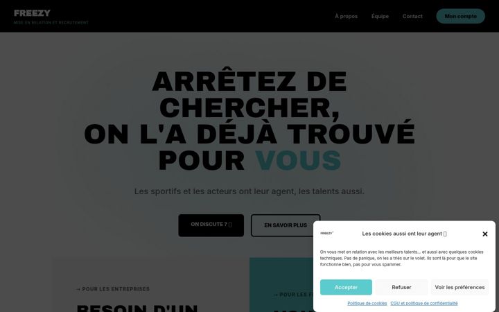 Screenshot of freezy.fr
