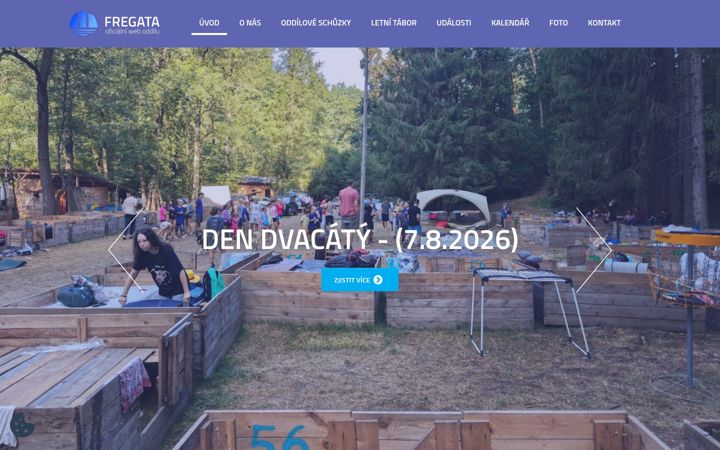 Screenshot of fregata.cz