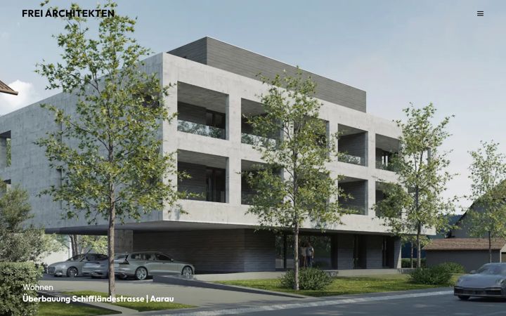 Skärmbild av frei-architekten.ch