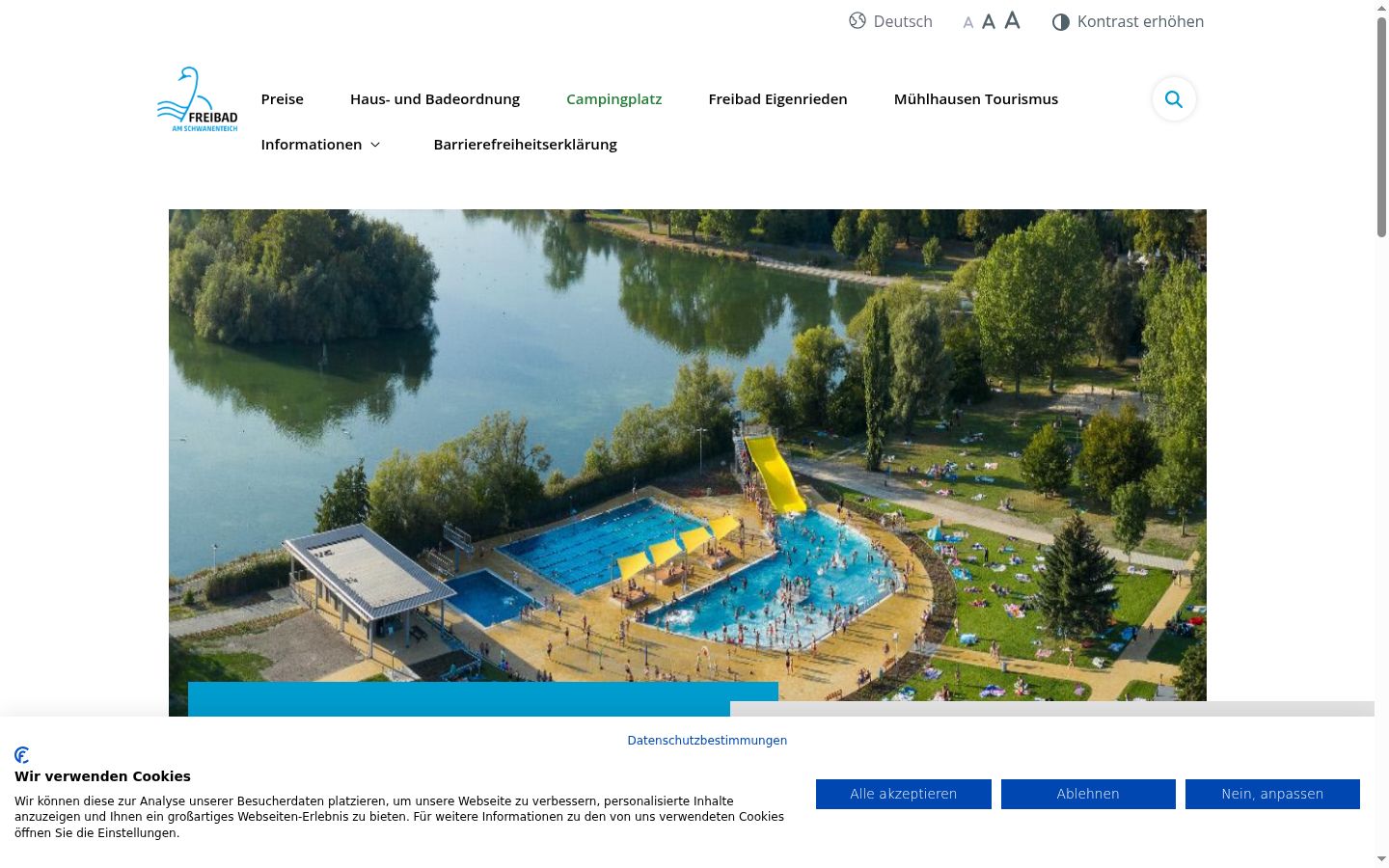 Screenshot tal-banner tal-kunsens muri qabel kwalunkwe interazzjoni