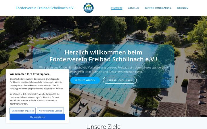 Screenshot of freibad-schoellnach.de