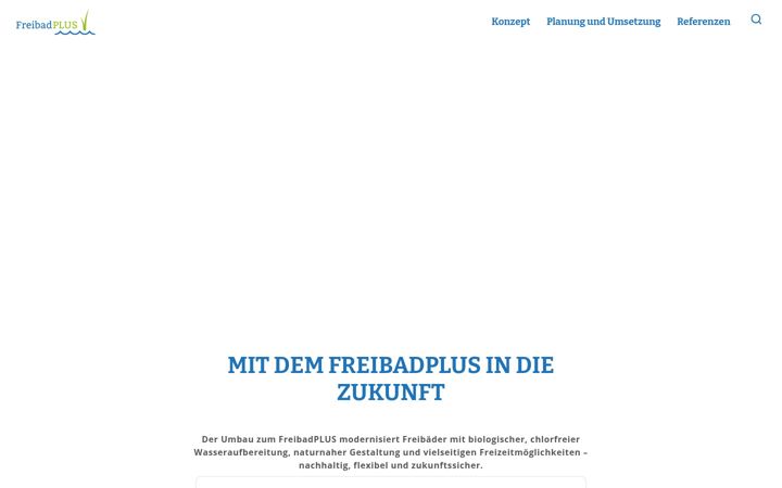 Screenshot of freibadplus.de