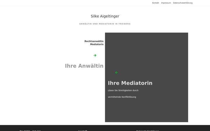 Ekraanipilt saidist freiberg-anwalt.de