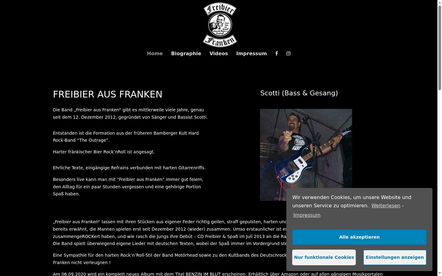 Screenshot tal-banner tal-kunsens muri qabel kwalunkwe interazzjoni
