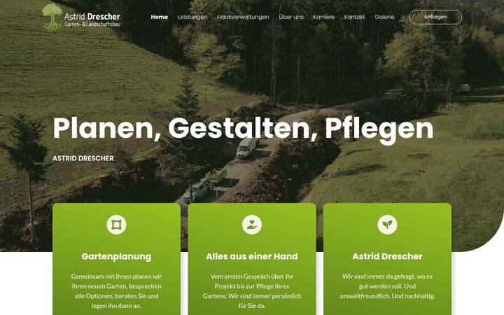 Screenshot of freiburg-garten.de