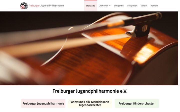 Screenshot of freiburger-jugend-philharmonie.de