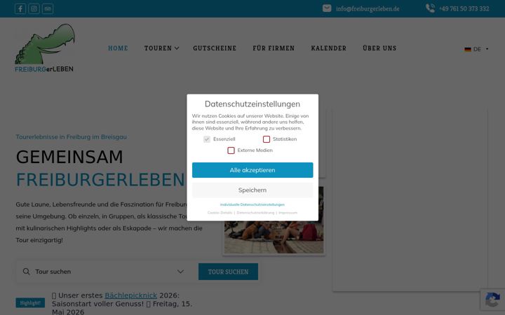 Skærmbillede af freiburgerleben.de