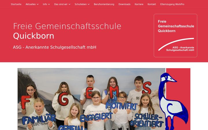 Posnetek zaslona freie-gemeinschaftsschule-quickborn.de