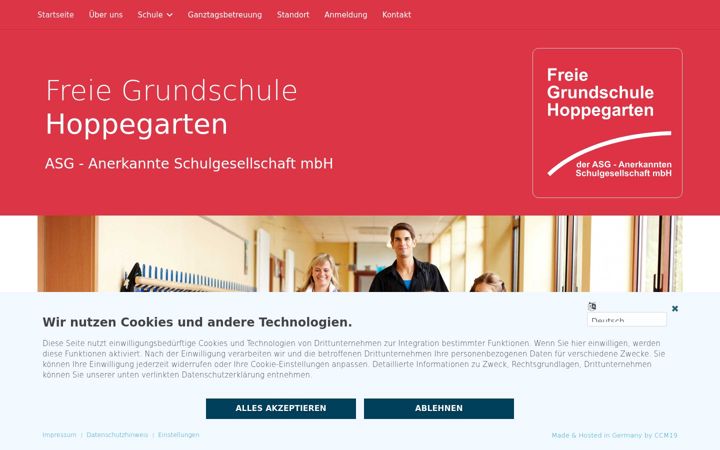 Posnetek zaslona freie-grundschule-hoppegarten.de
