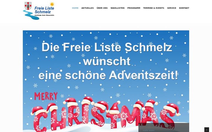 Posnetek zaslona freie-liste-schmelz.de
