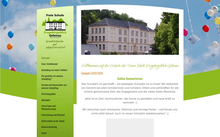 Ekraanipilt saidist freie-schule-erzgebirgsblick.de