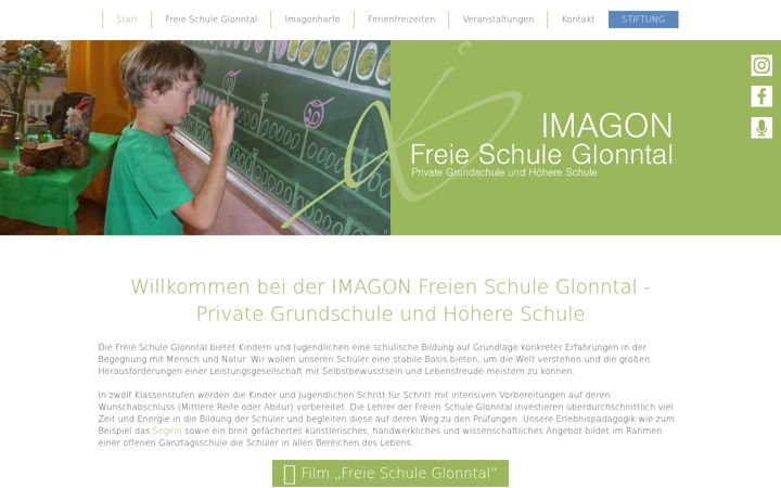 Zrzut ekranu freie-schule-glonntal.de