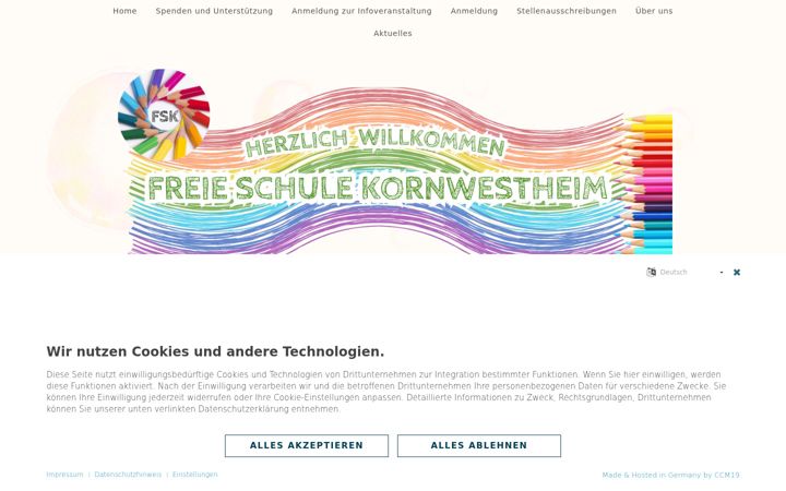 Zrzut ekranu freie-schule-kornwestheim.de