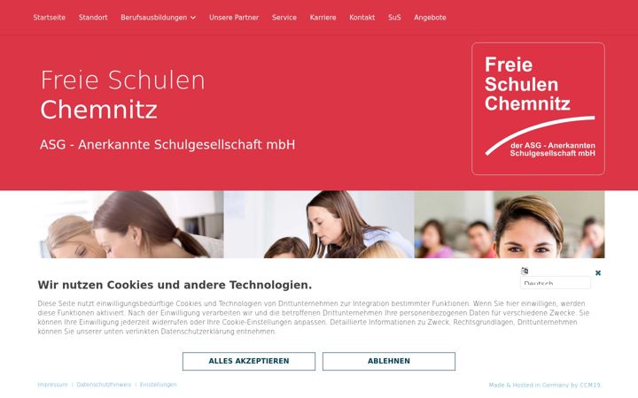 Ekraanipilt saidist freie-schulen-chemnitz.de