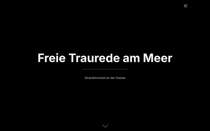 Ekraanipilt saidist freie-traurede-am-meer.de