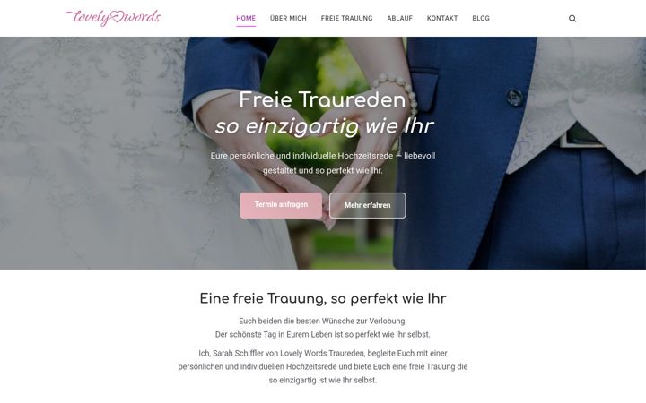 Ekraanipilt saidist freie-trauung-mainz.de