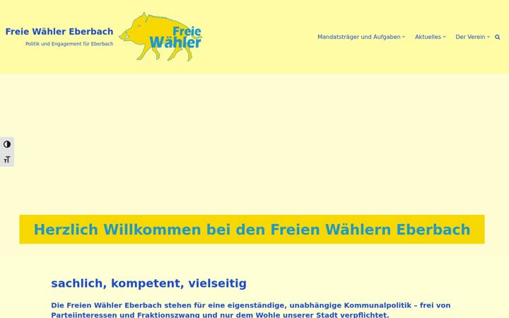 Screenshot van freie-waehler-eberbach.de