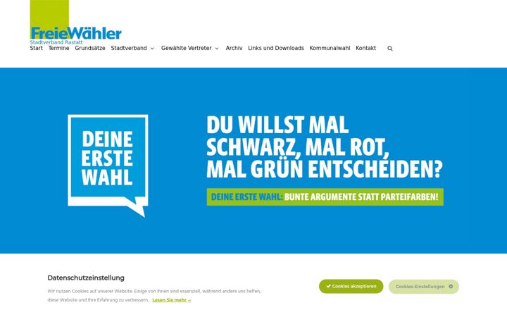 Screenshot of freie-waehler-rastatt.de
