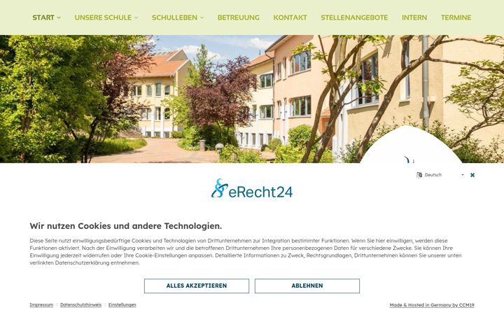 Screenshot of freie-waldorfschule-dinslaken.de