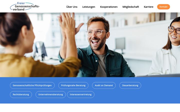 Ekrānuzņēmums no freier-genossenschaftsverband.de