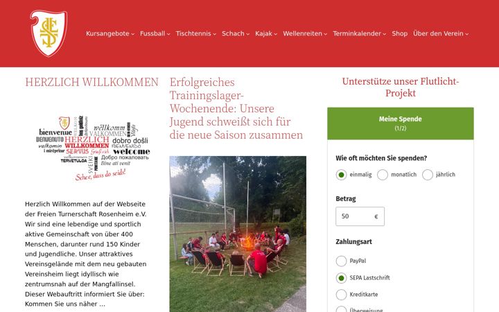 Screenshot of freieturnerschaft.de
