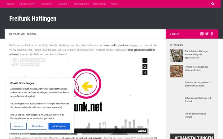 Képernyőkép: freifunk-hattingen.de