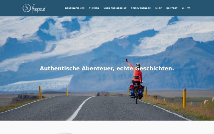 Screenshot of freigereist.de