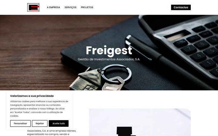 Screenshot of freigest.com