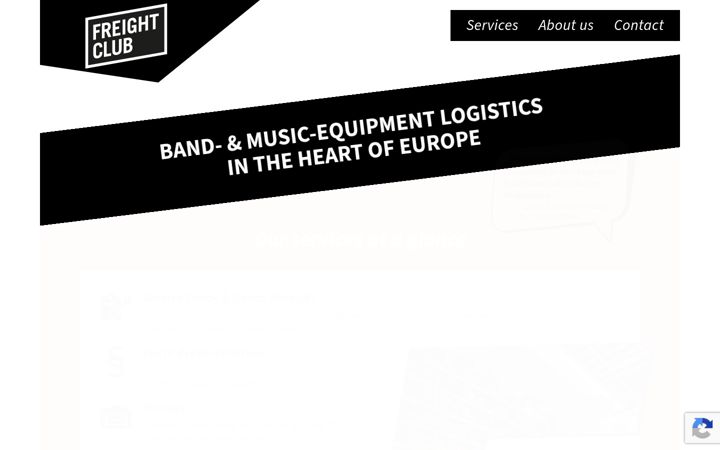 Screenshot of freight-club.de