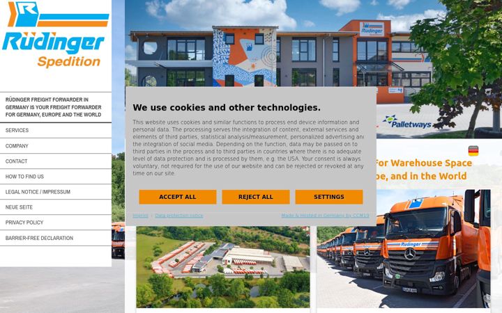 Screenshot of freight-forwarder-in-germany.com