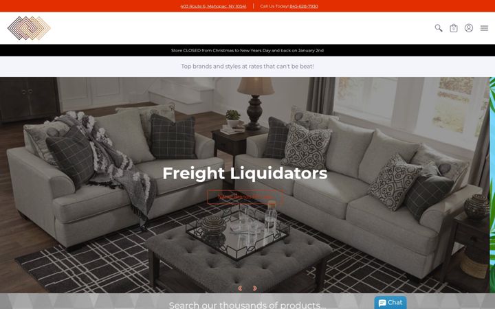 Screenshot of freight10541.com