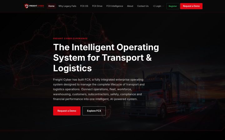 Screenshot of freightcyber.com