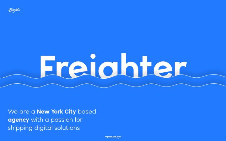 Screenshot of freighter.studio
