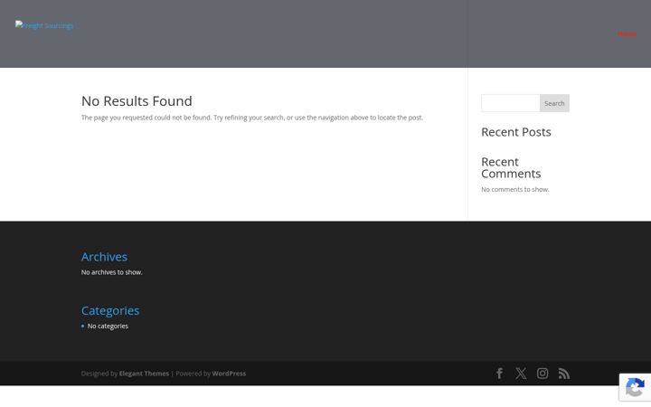 Screenshot of freightsourcings.com