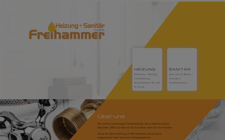 Screenshot of freihammer.de