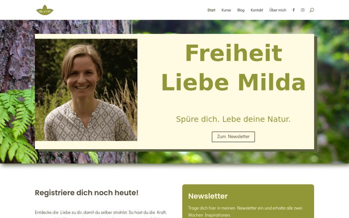 Screenshot of freiheitliebemilda.de