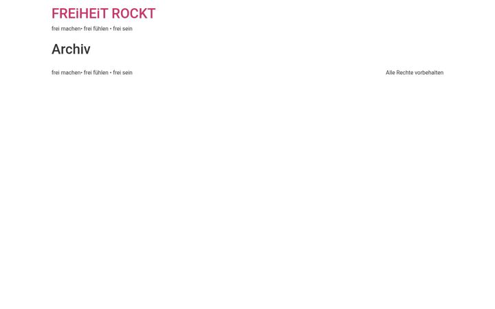 Screenshot of freiheitrockt.com