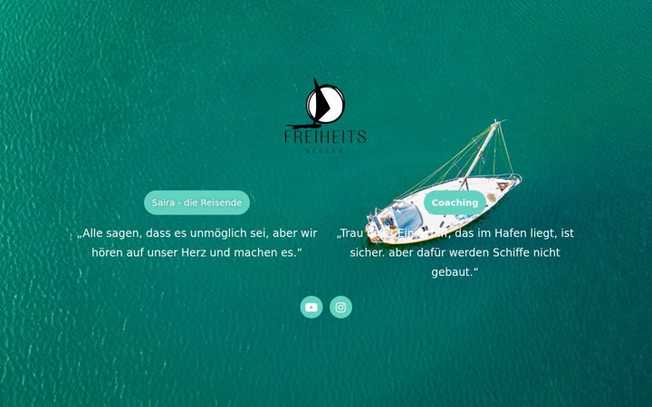 Screenshot of freiheitssegler.de